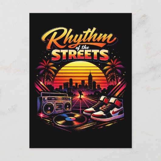 Carte Postale Rythme des rues (Devant)