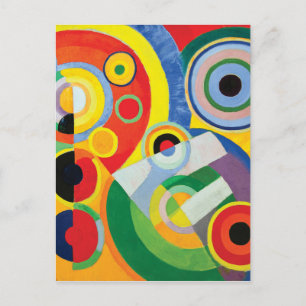 Carte Postale Rythme Joie de Vivre par Robert Delaunay