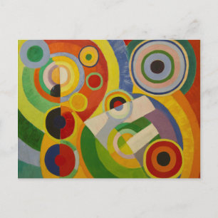 Carte Postale Rythme Joie de vivre par Robert Delaunay 1930
