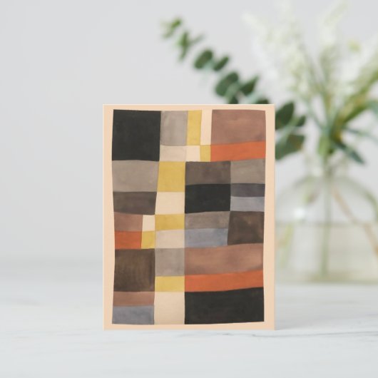 Carte Postale Rythmes verticaux-horizontaux | Sophie Taeuber-Arp (Debout devant)