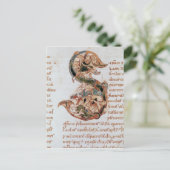 Carte Postale 'S' initial historique (Debout devant)