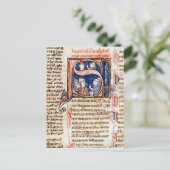 Carte Postale 'S' initial historique représentant le pape Grégoi (Debout devant)