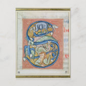 Carte Postale 'S' initial historique représentant un acrobat (Devant)