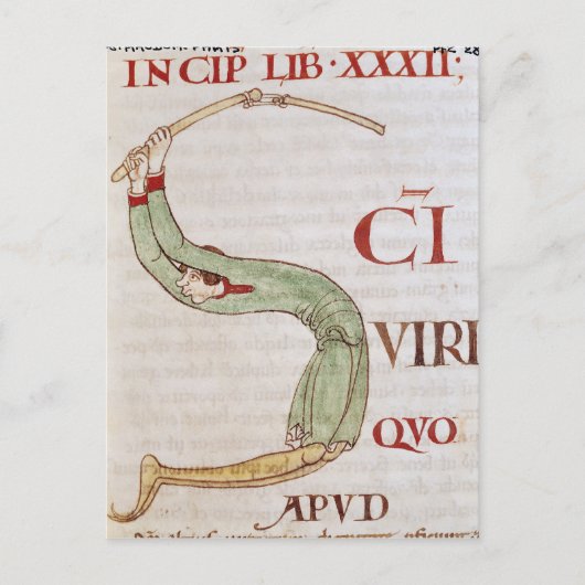 Carte Postale 'S' initial historique représentant un homme (Devant)