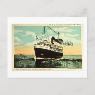 Carte Postale S.S. Alabama, Route de Cleveland Put-In-Bay