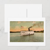 Carte Postale S.S. Hartford up the Connecticut (Devant / Derrière)