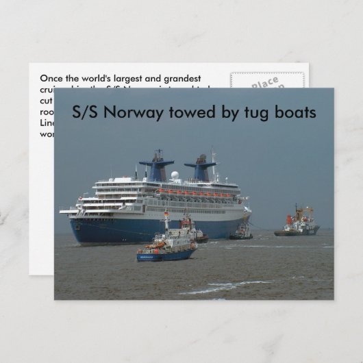 Carte Postale S/S Norvège (Devant / Derrière)