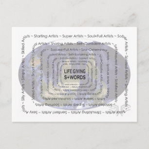 Carte postale S+Words Life Giving