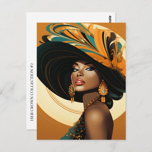 CARTE POSTALE SA COURONNE #2 (Devant / Derrière)