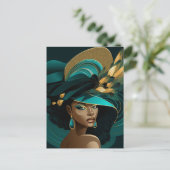 CARTE POSTALE SA COURONNE #8 (Debout devant)