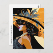 CARTE POSTALE SA COURONNE N° 1 (Devant / Derrière)