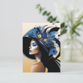 CARTE POSTALE SA COURONNE N° 9 (Debout devant)