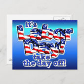 Carte Postale Sa Fête du Travail (Devant / Derrière)