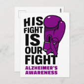 Carte Postale Sa lutte est notre lutte - Sensibilisation à la ma (Devant / Derrière)