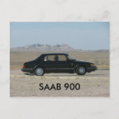 CARTE POSTALE SAAB 900 (Devant)