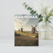 Carte Postale Saaremaa Estonia Travel (Debout devant)