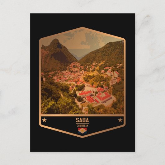 Carte Postale Saba (Devant)