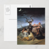 Carte Postale Sabbat des sorcières (Devant / Derrière)