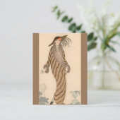 Carte Postale Sable Coat George Barbier (Debout devant)