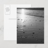 Carte Postale Sable De Sable Doré Gris (Devant / Derrière)