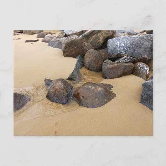 Carte Postale Sable et pierres (Devant)