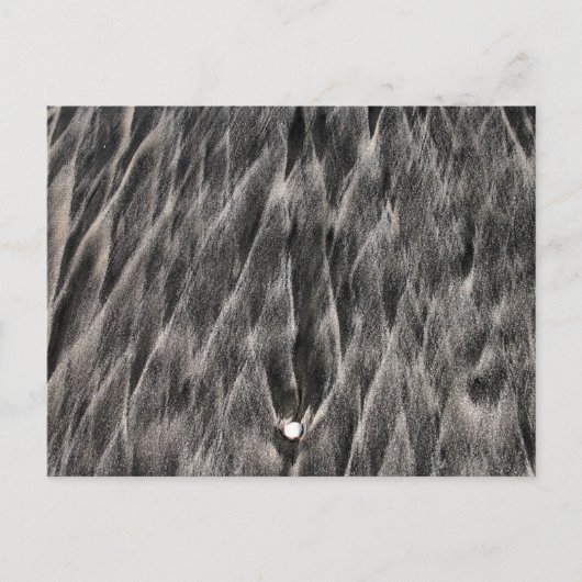 Carte Postale Sable noir et blanc (Devant)