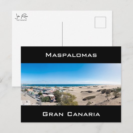 Carte Postale Sables de Maspalomas (Devant / Derrière)