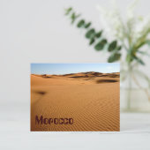 Carte Postale Sables désertiques du Maroc (Debout devant)