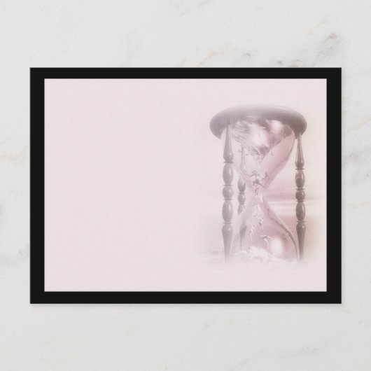 Carte Postale sablier (Devant)