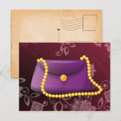 Carte Postale Sac à disquette (Devant / Derrière)