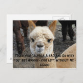 Carte Postale Sac Apaca (Devant / Derrière)