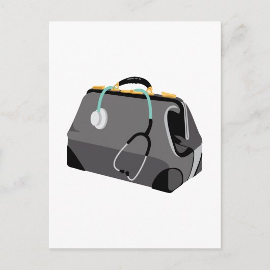 Carte Postale Sac aux médecins (Devant)