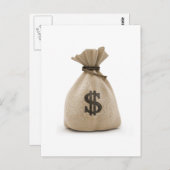 Carte Postale sac d'argent (Devant / Derrière)