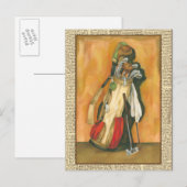 Carte Postale Sac de golf avec gant par Jennifer Goldberger (Devant / Derrière)