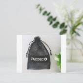 Carte Postale Sac en maille noire, Sac en maille polyester Sac p (Debout devant)