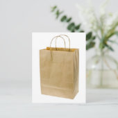 Carte Postale sac en papier Brown (Debout devant)