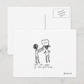 carte postale sac plastique (Devant / Derrière)