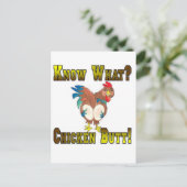 Carte Postale Sachez ce qui ?  Bout de poulet ! (Debout devant)