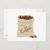 Carte Postale Sacoche café (Devant / Derrière)