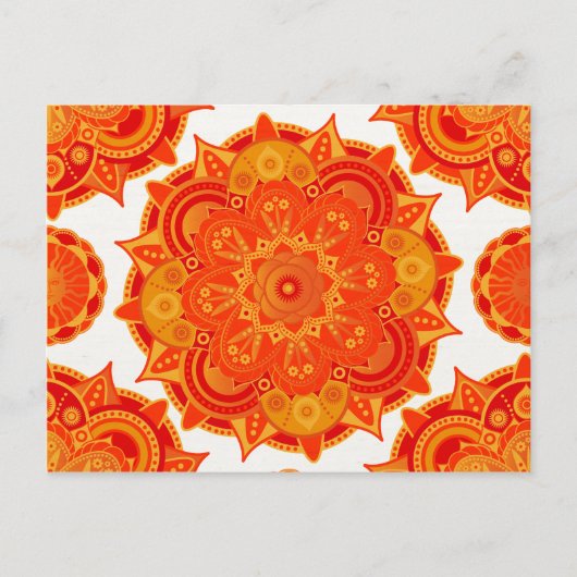 Carte Postale Sacral Chakra Mandala (Devant)