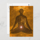 Carte Postale Sacral Chakra Swadhisthana (Devant / Derrière)