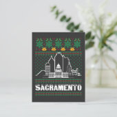 Carte Postale Sacramento California Laid Christmas (Debout devant)