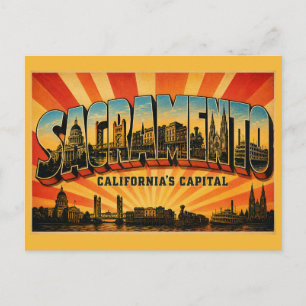 Carte Postale Sacramento Capitale de l'État de Californie Voyage