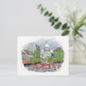 Carte postale Sacré Coeur (Debout devant)