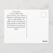 Carte Postale Sacré Coeur (Dos)