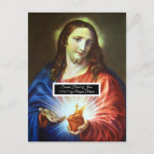 Carte Postale Sacré Coeur de Jésus (Devant)
