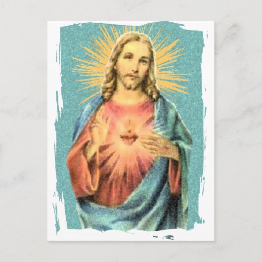 Carte Postale Sacré Coeur de Jésus (Devant)