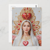 Carte Postale Sacré Coeur de Marie (Devant / Derrière)