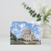 Carte Postale Sacre Coeur sur la colline de Montmartre - Paris,  (Debout devant)