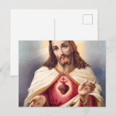 Carte Postale Sacred Heart Of Jesus (Devant / Derrière)
